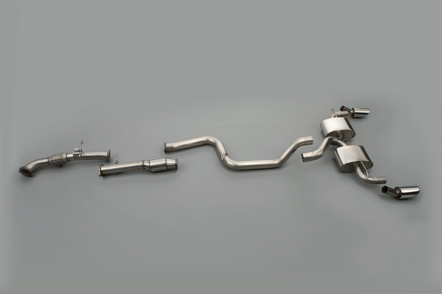 Milltek Exhaust  Ford FOCUS MK2 RS 2.5T 305PS Turbo-back Exhaust including Hi-Flow Sports Cat SSXFD069 - TMC Motorsport