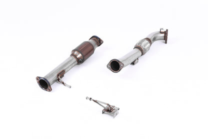 Milltek Exhaust  Ford FOCUS MK2 RS 2.5T 305PS Large Bore Downpipe and Hi-Flow Sports Cat SSXFD082 - TMC Motorsport