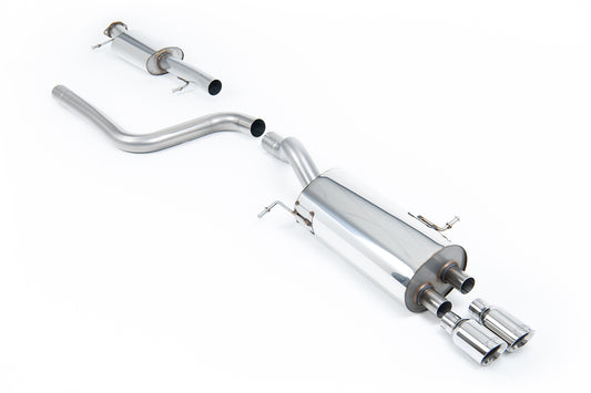 Ford Fiesta MK7/7.5 ST 1.6 - Resonated (Quieter) Cat-Back Exhaust System with Polished Tips