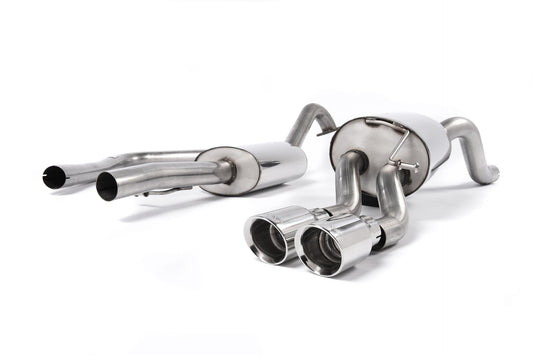Ford Fiesta MK7/7.5 Ecoboost 1.0T - Resonated (Quieter) Cat-Back Exhaust System with Polished Tips