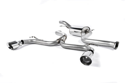 Milltek Exhaust  Ford Focus MK2 ST 225 Cat back Exhaust 3€³ Race System ULTIMATE Polish Tails SSXFD135 - TMC Motorsport