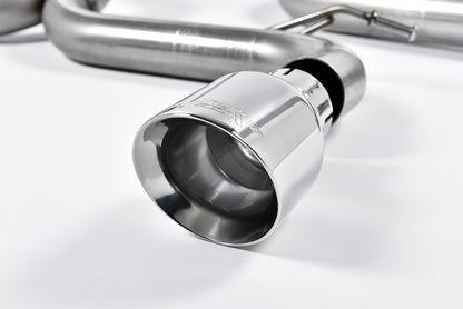 Milltek Exhaust  Ford Focus MK2 ST 225 Cat back Exhaust 3€³ Race System ULTIMATE Polish Tails SSXFD135 - TMC Motorsport