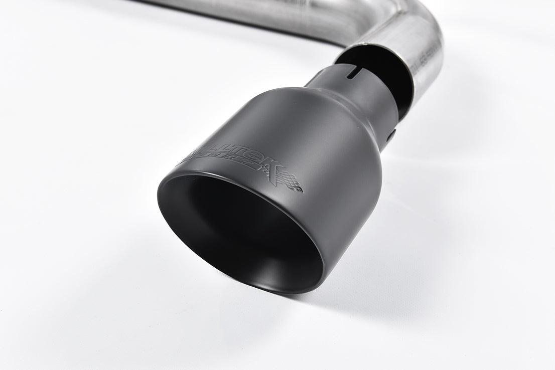 Milltek Exhaust  Ford Focus MK2 ST 225 Cat back Exhaust 3€³ Race System ULTIMATE Black Tails SSXFD162 - TMC Motorsport