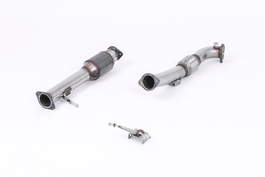Milltek Exhaust  Ford Focus MK2 ST 225 Large Bore Downpipe and Hi Flow Sports Race Cat 3€³ Exhaust SSXFD164 - TMC Motorsport