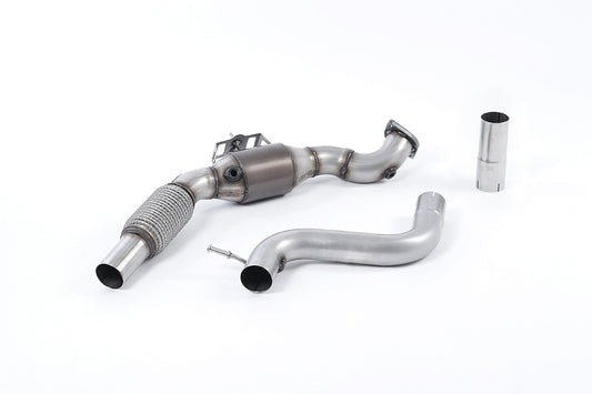 Ford Mustang 2.3 (S550/S650 Fastback) - Large Bore Downpipe with Hi-Flow Sports Catalyst (For Milltek Cat-Back)