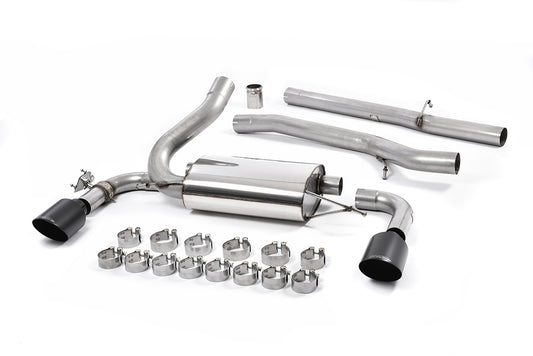Ford Focus MK3 RS - Non-Resonated (Louder) Cat-Back Exhaust System with  Cerakote GT-115 Trims