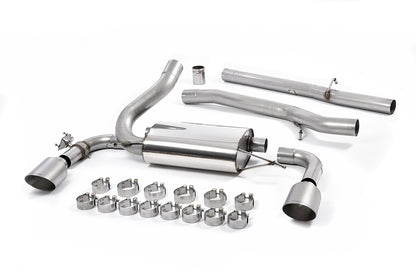 Milltek Exhaust  Ford Focus RS MK3 2.3 Ecoboost 4wd 5 Door Cat Back Exhaust System Non Resonated Titanium Tips SSXFD185 - TMC Motorsport