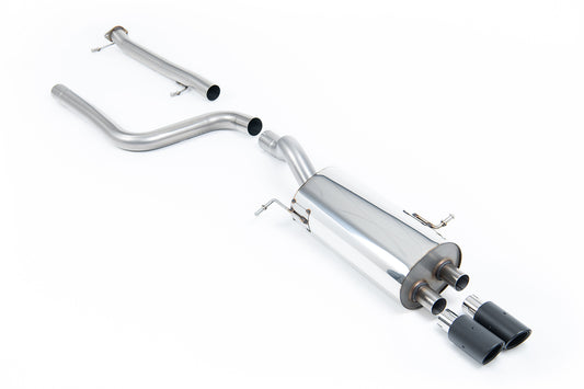 Ford Fiesta MK7/7.5 ST 1.6 - Non-Resonated (Louder) Cat-Back Exhaust System with Carbon Jet-80 Trims