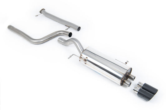 Ford Fiesta MK7/7.5 ST 1.6 - Non-Resonated (Louder) Cat-Back Race Exhaust System with Carbon Jet-80 Trims