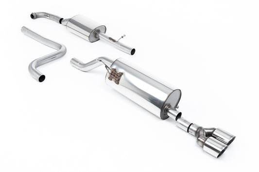 Ford Fiesta MK8 1.0T ST Line (Non GPF Models) - Resonated (Quieter) Cat-Back Exhaust System with Twin GT-90 Polished Trims