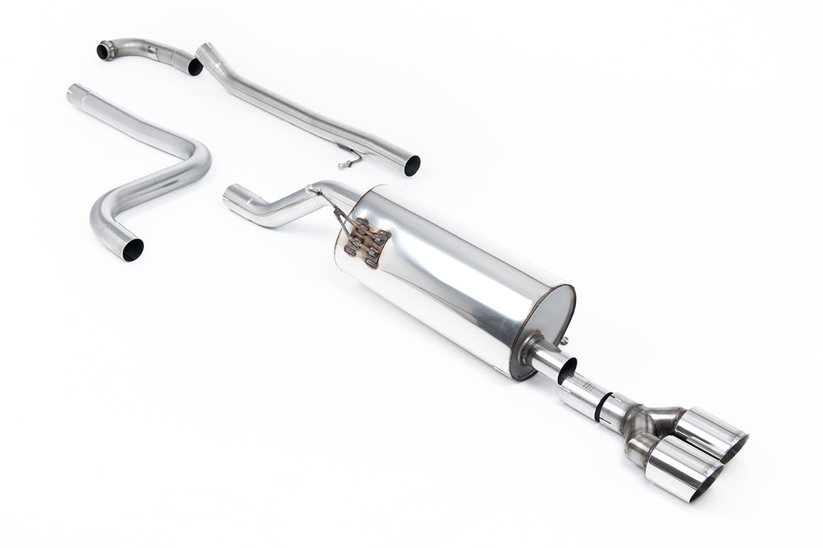 Ford Fiesta MK8 1.0T ST Line (Non GPF Models) - Road+ Cat-Back Exhaust System with Twin GT-90 Polished Trims
