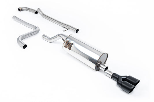 Ford Fiesta MK8 1.0T ST Line (Non GPF Models) - Road+ Cat-Back Exhaust System with Twin GT-90 Cerakote Black Trims