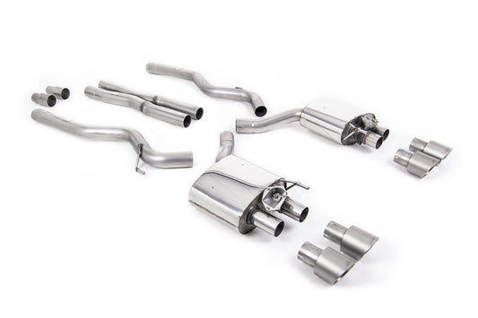 Ford Mustang 5.0 V8 GT (Fastback - Facelift) - Cat-Back Exhaust System with Titanium GT-100 Trims
