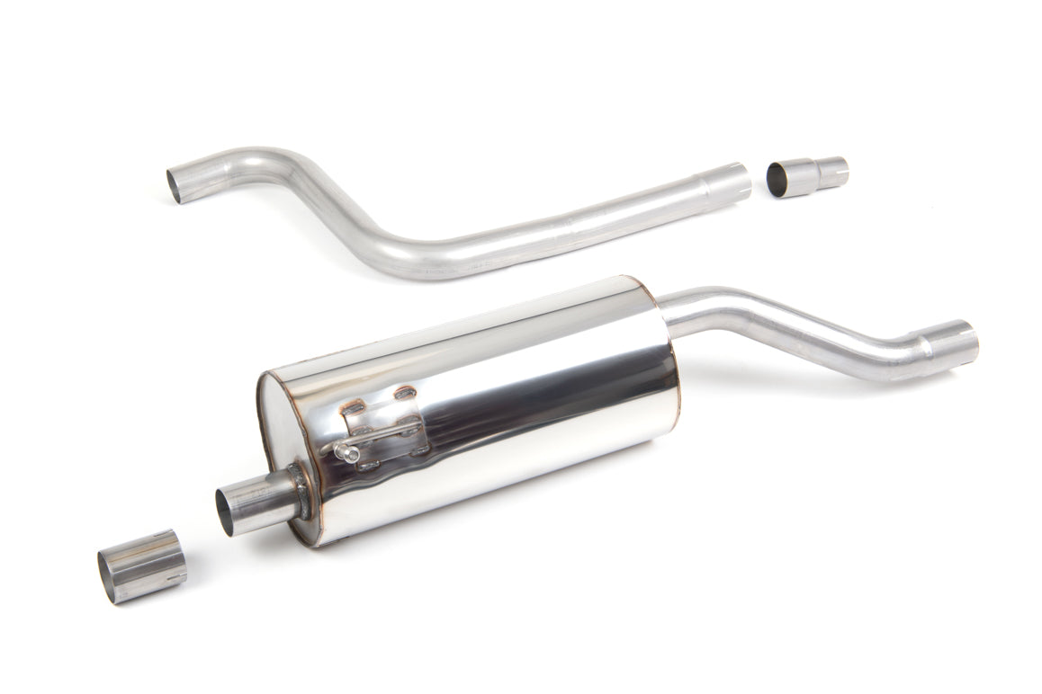Ford Fiesta MK8 1.0T ST Line - Resonated (Quieter) GPF-Back Exhaust System with ST Style with Twin GT-90 Polished Trims