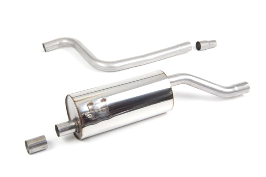 Ford Fiesta MK8 1.0T ST Line - Resonated (Quieter) GPF-Back Exhaust System with ST Style with Twin GT-90 Polished Trims