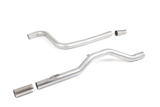 Ford Fiesta MK8 1.0T ST Line - Non-Resonated (Louder) GPF-Back Exhaust System with Titanium GT-90 Trim