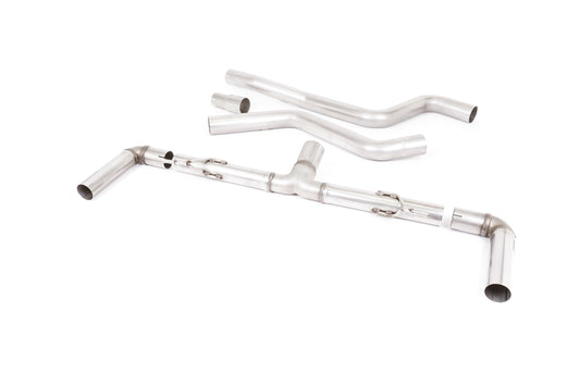 Ford Focus MK4 ST Hatch - Race (Louder) GPF Back Exhaust System with Polished GT-115 Trims