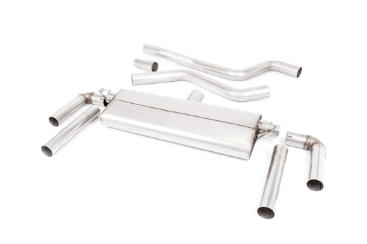Ford Focus MK4 ST Estate/Wagon - GPF Back Exhaust System with Burnt Titanium GT-115 Trims - EC Approved