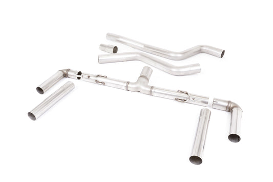 Ford Focus MK4 ST Estate/Wagon - Race (Louder) GPF Back Exhaust System with Cerakote Black GT-115 Trims