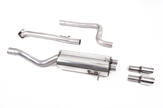 Ford Fiesta MK7 ST 1.6 - Non-Resonated (Louder) Cat-Back Exhaust System with with GT-80 Polished Trims