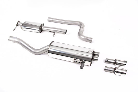 Ford Fiesta MK7 ST 1.6 - Resonated (quieter) Cat Back Exhaust System with Polished Tips