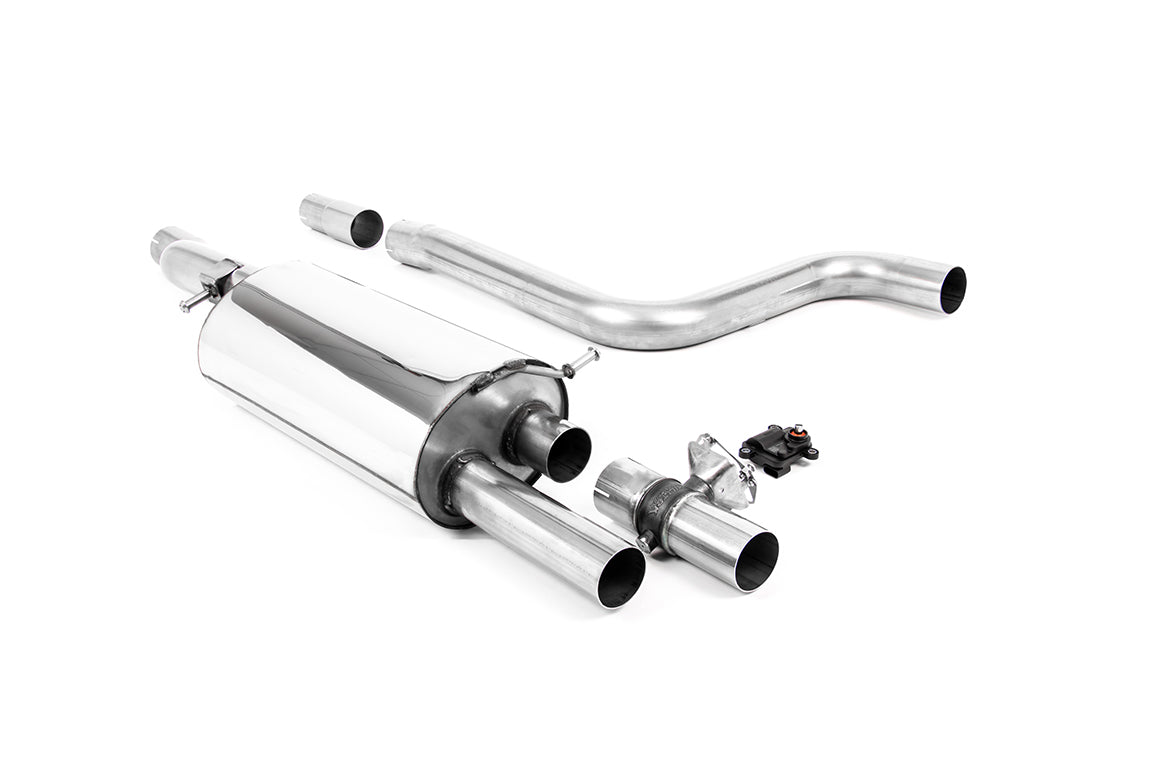 Ford Puma ST (GPF Equipped) - Valved OPF Back Exhaust System with Brushed Titanium GT-90 Trims