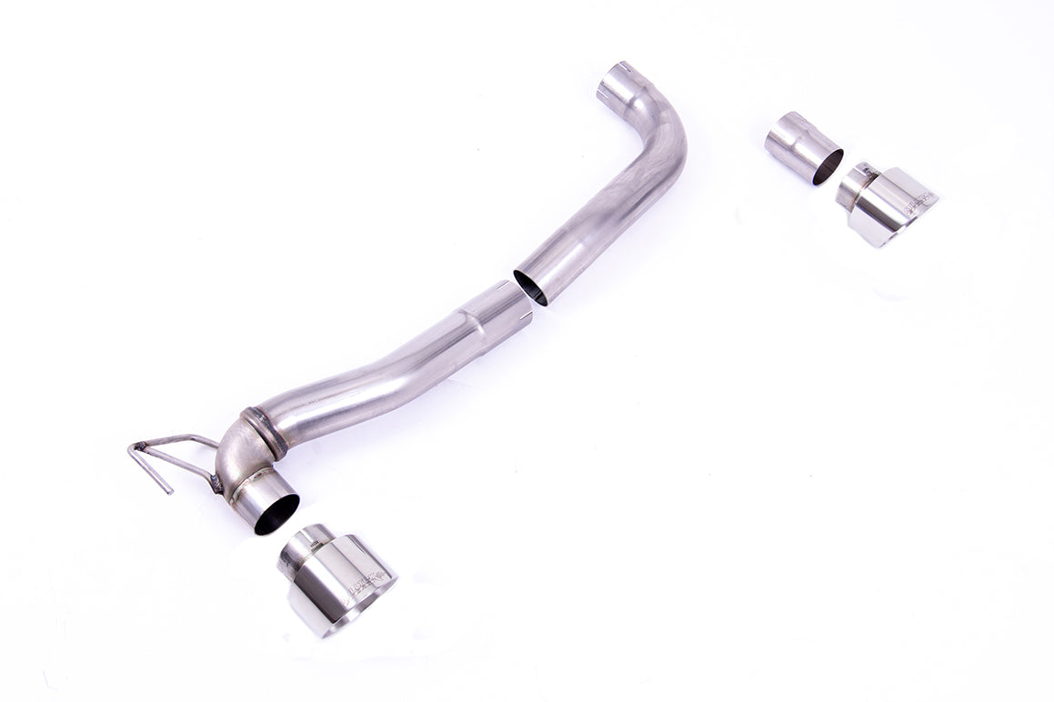 Ford Fiesta MK8/8.5 ST 1.5 - Maxton Designs Dual Outlet Upgrade Kit with GT-100 Polished Trims