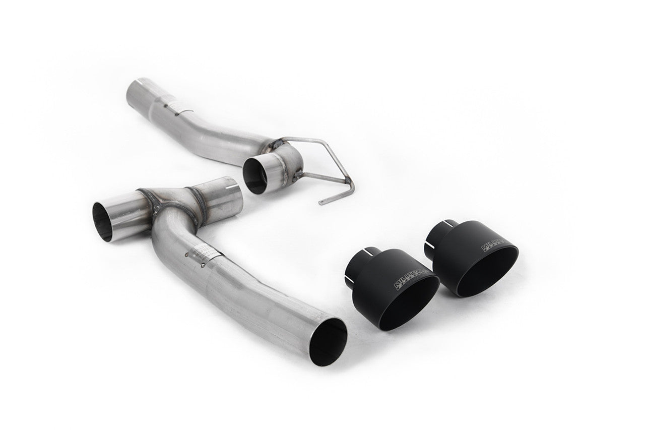 Milltek Upgrade Kits for Existing Milltek Cat Back Systems with Cerakote Black GT-100 Trims - Requires Maxton Diffuser - Fiesta - MK8 1.0T EcoBoost ST-Line 3 & 5 Door (Non-OPF/GPF Models Only - TMC Motorsport