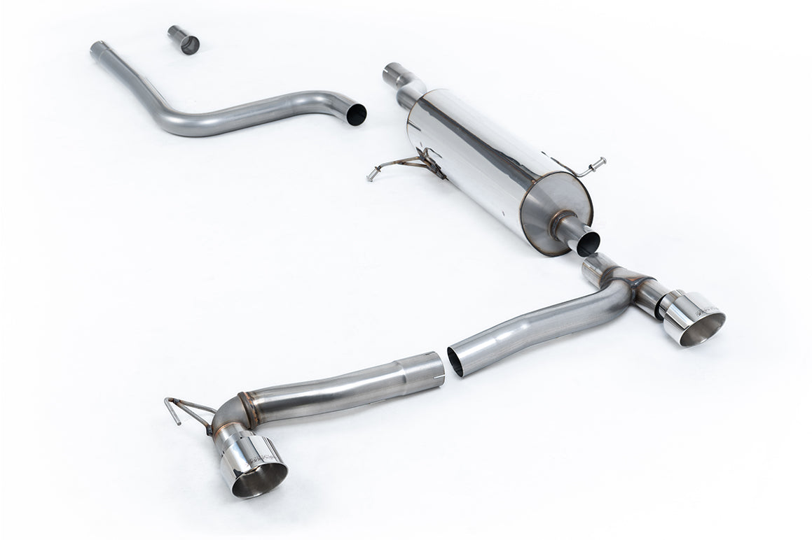 Ford Fiesta MK8 1.0T ST Line (Dual Outlets) - GPF/OPF Back Resonated with Polished GT-100 Trims