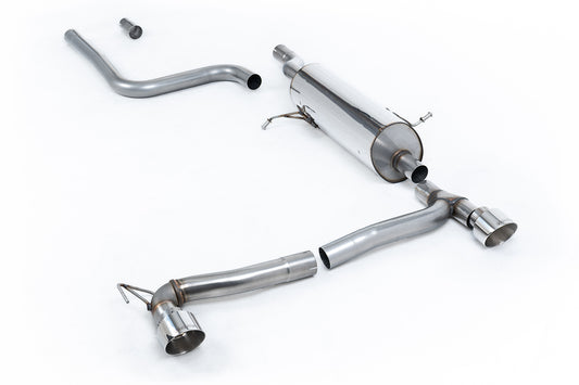 Ford Fiesta MK8 1.0T ST Line (Dual Outlets) - GPF/OPF Back Resonated with Polished GT-100 Trims