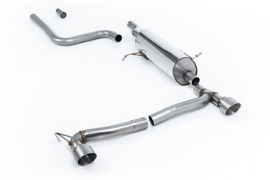 Ford Fiesta MK8 1.0T ST Line (Dual Outlets) - GPF/OPF Back Resonated with Brushed Titanium GT-100 Trims