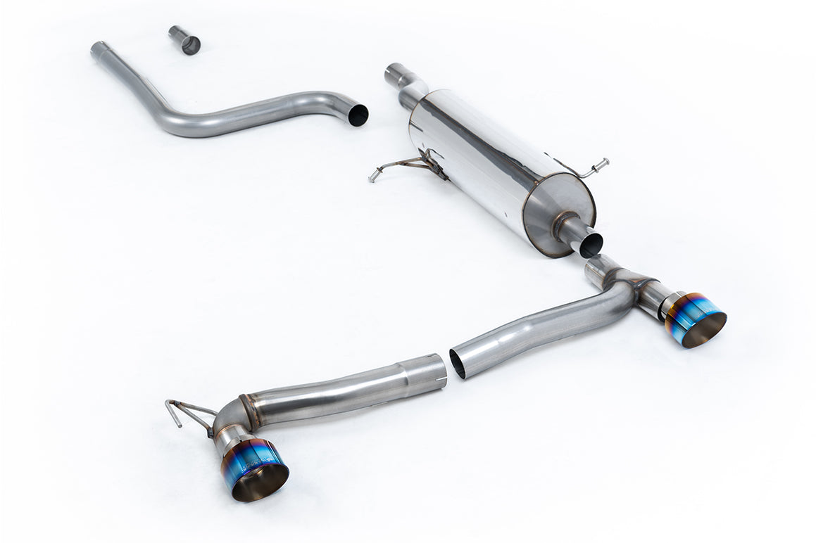Ford Fiesta MK8 1.0T ST Line (Dual Outlets) - GPF/OPF Back Resonated with Burnt/Blue Titanium GT-100 Trims