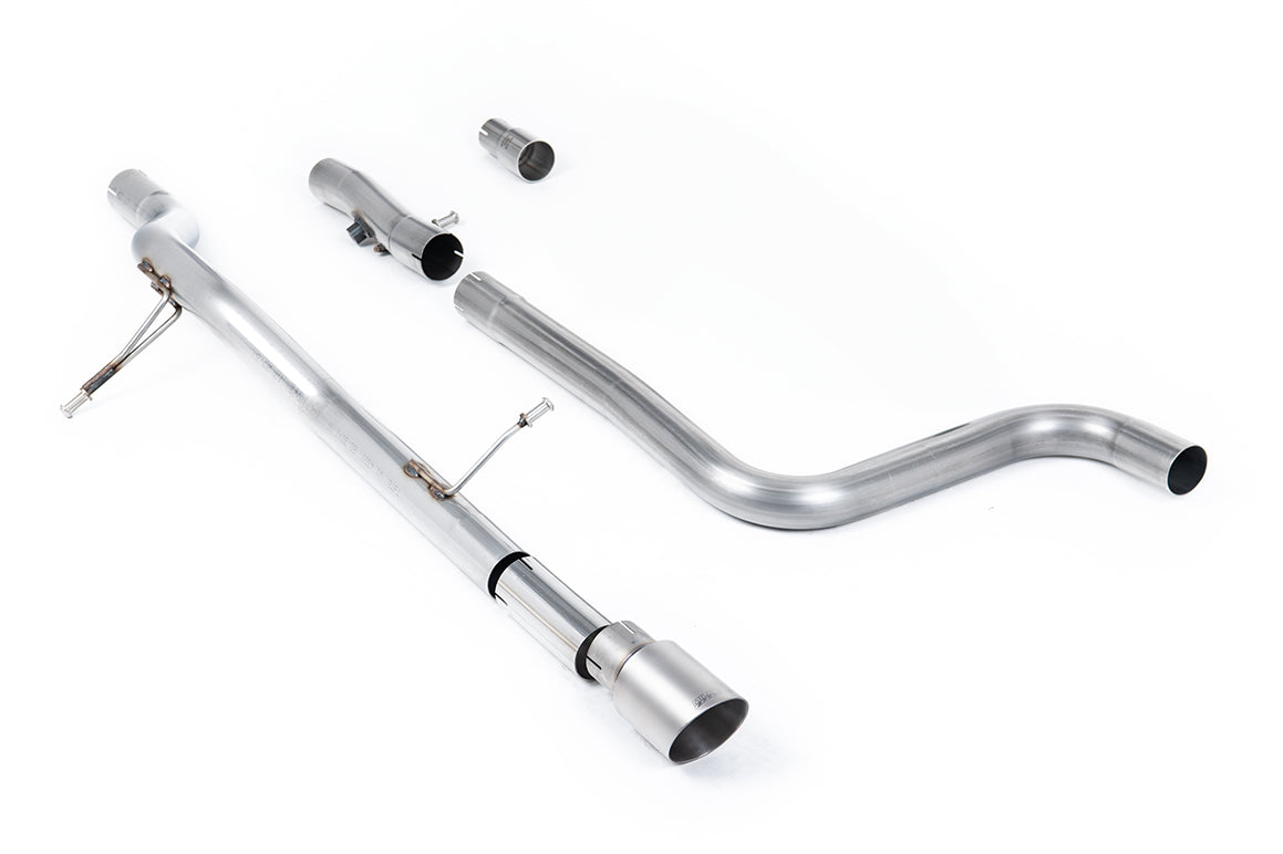 Ford Fiesta MK8 1.0T ST Line (GPF Models) - Non-Resonated (Louder) GPF/OPF Back with Brushed Titanium GT-90 Trim
