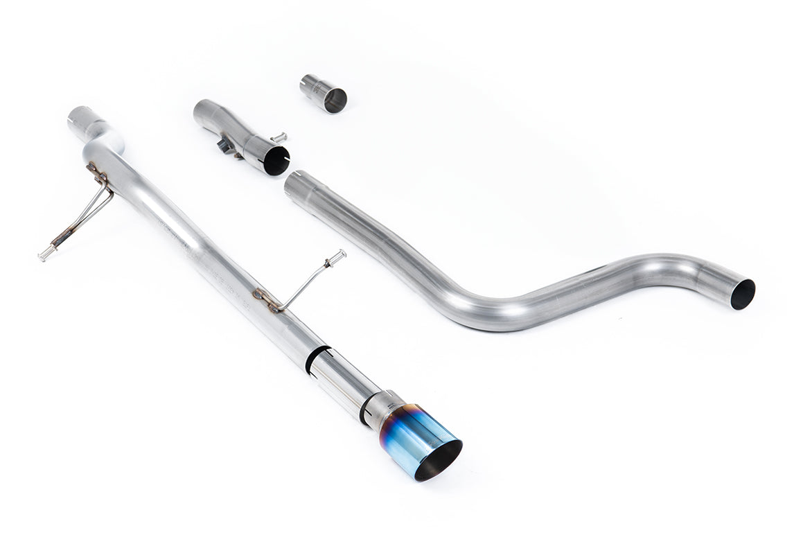 Ford Fiesta MK8 1.0T ST Line (GPF Models) - Non-Resonated (Louder) GPF/OPF Back with Burnt/Blue Titanium GT-90 Trim