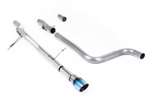 Ford Fiesta MK8 1.0T ST Line (GPF Models) - Non-Resonated (Louder) GPF/OPF Back with Burnt/Blue Titanium GT-90 Trim
