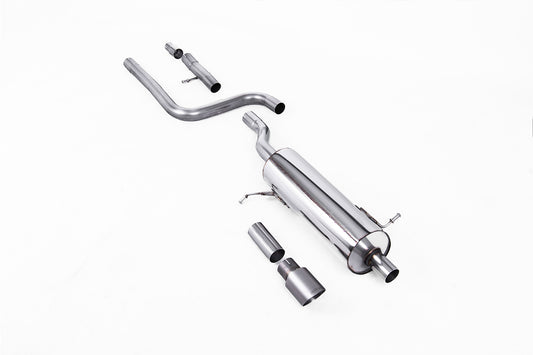 Ford Fiesta MK8 1.0T ST Line (GPF Models) - Resonated (Quieter) GPF/OPF Back with Brushed Titanium GT-90 Trim