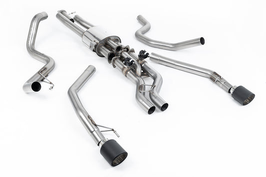 Ford Raptor 3.0 V6 - Valved Cat Back with JET-115 Carbon Tips