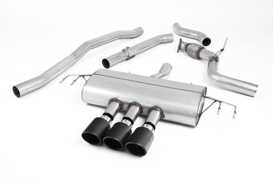 Honda Civic FK8 Type R - Non-Resonated (Louder) Cat-Back Exhaust System with 3 x Carbon Jet-100 Trims