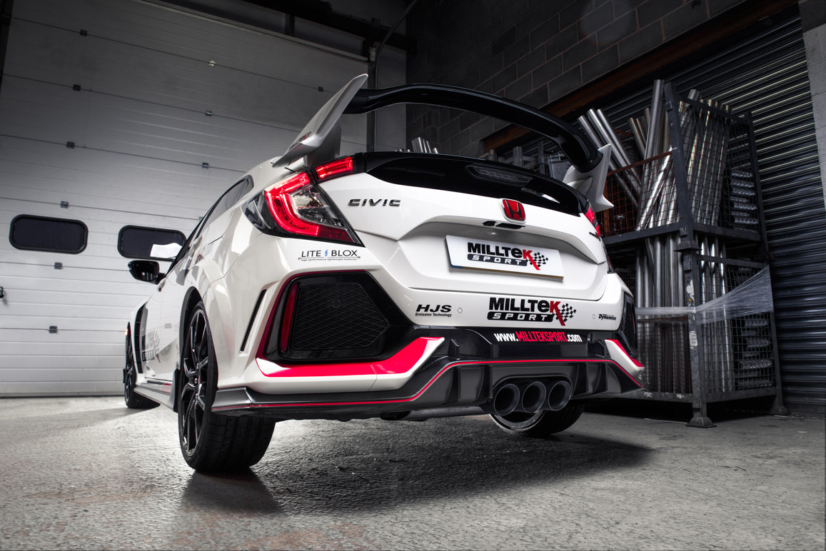 Milltek Exhaust  Honda Civic Type R FK8 2.0 i-VTEC Cat-back Exhaust RACE SSXHO251 - TMC Motorsport