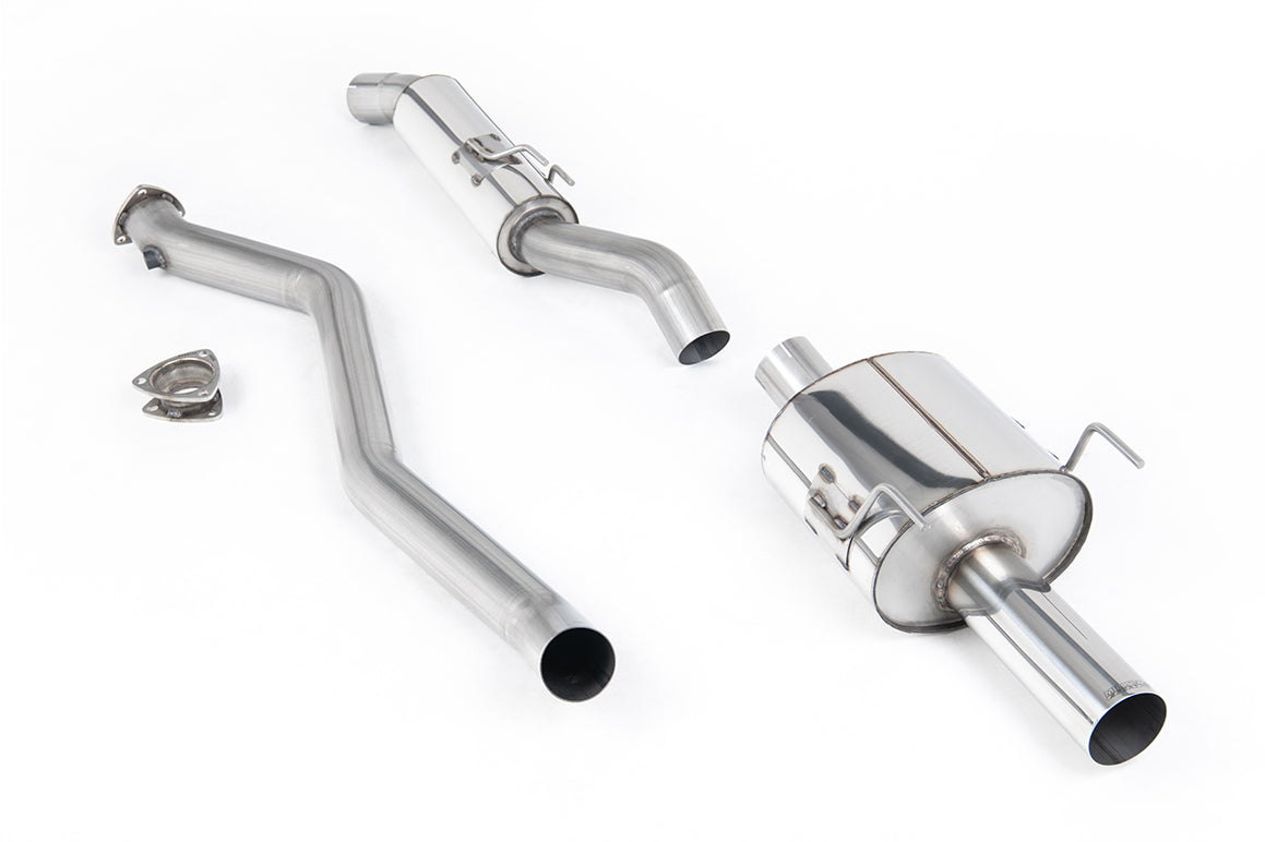 Honda Integra DC5 Type R - Resonated Cat Back with Single Wall 3.5" Polished Tip