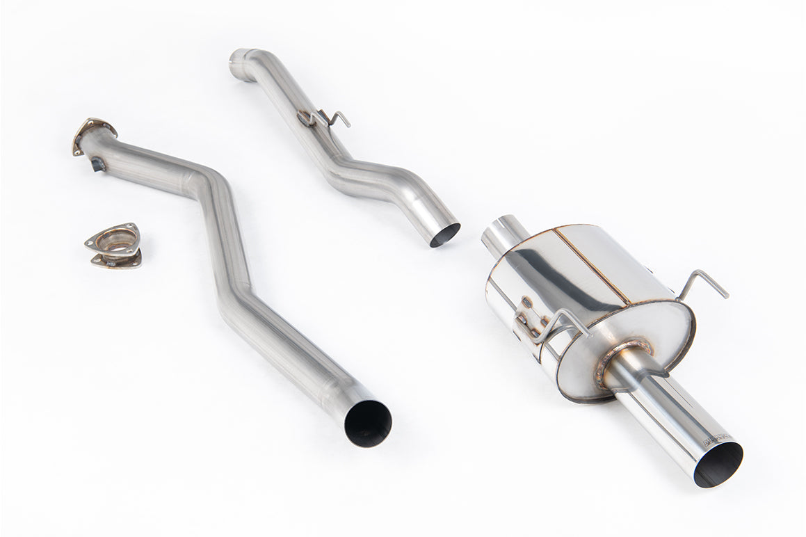 Honda Integra DC5 Type R - Non-Resonated Cat Back (Louder) with Single Wall 3.5' Polished Tip