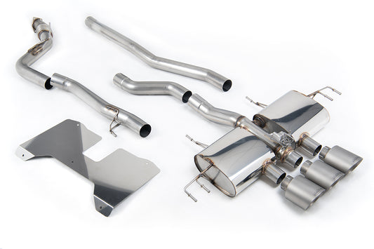 Honda Civic FL5 Type R - Non Resonated (Loudest) Valved Catback with Brushed Titanium Trims