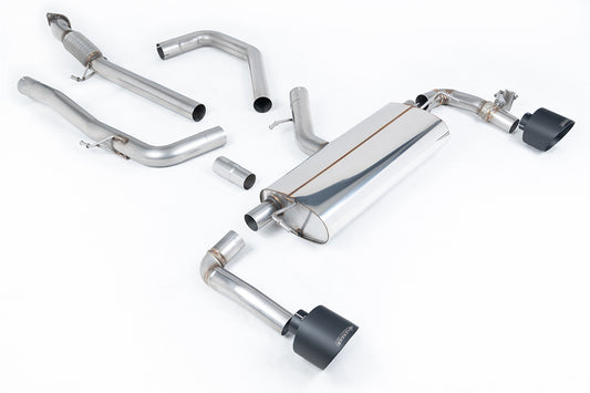 Hyundai/Kia i30N Performance Facelift (GPF Models) - Cat Back Exhaust System with Cerakote Black GT-139 Trims - Removes OPF