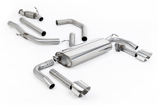 Hyundai/Kia Elantra N - Non Resonated Valved Cat-back with Polished Trims