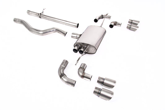 Land Rover Defender 110 3.0 I6 P400 - OPF/GPF Back System Non Resonated (Louder) with GT-90 Titanium Trims