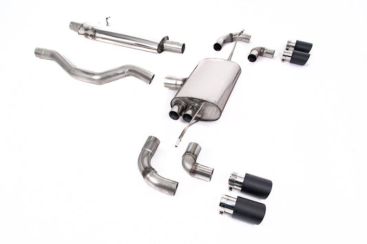 Land Rover Defender 110 2.0 I4 P300 &amp; P400e - OPF/GPF Back System Resonated (Quieter) with JET-90 Carbon Trims