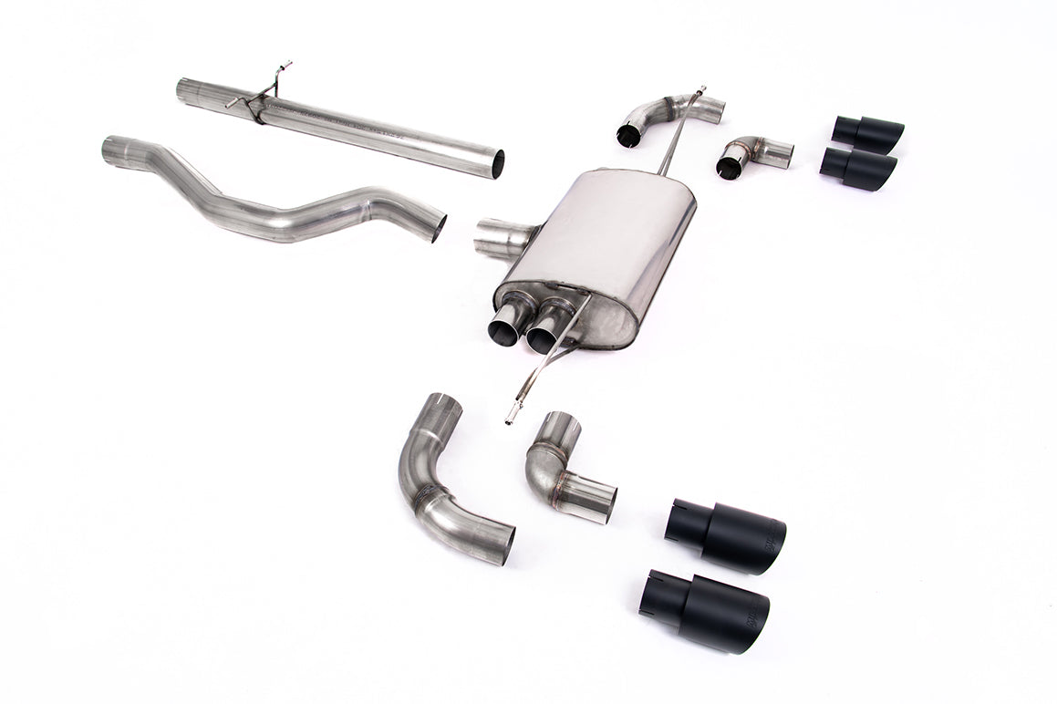 Land Rover Defender 110 2.0 I4 P300 &amp; P400e - Non Resonated (Louder) OPF/GPF Back Exhaust System with GT-90 Black Trims