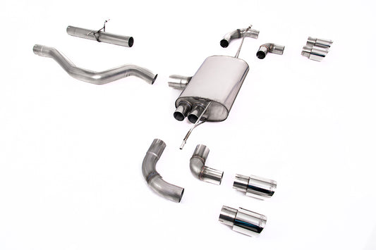 Land Rover Defender 90 2.0L I4 P300/P400e - OPF/GPF Back System Non Resonated (Louder) with GT-90 Polished Trims