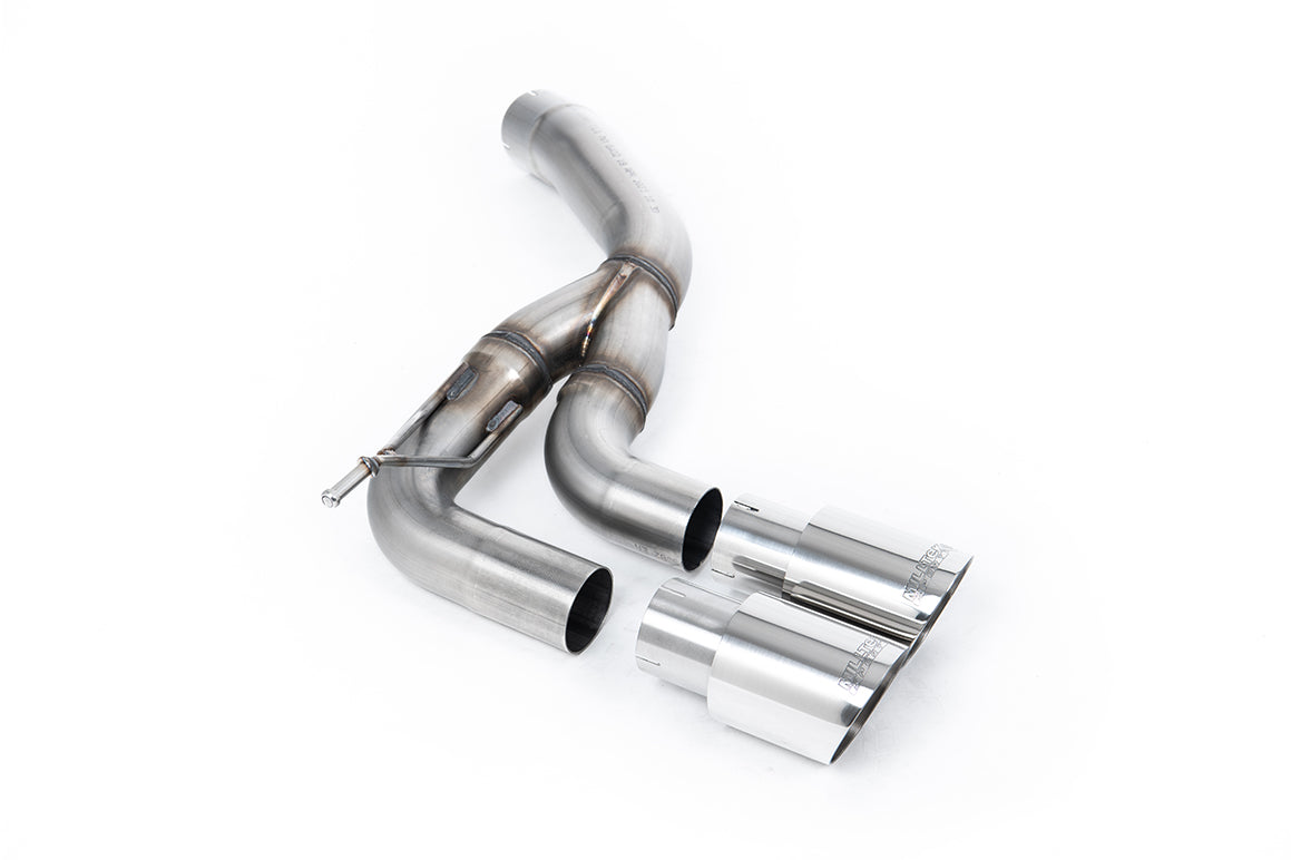 Land Rover Defender D200/250/300 90,110,130 (Diesel Models) - Rear Silencer With Twin GT-90 Polished Trims