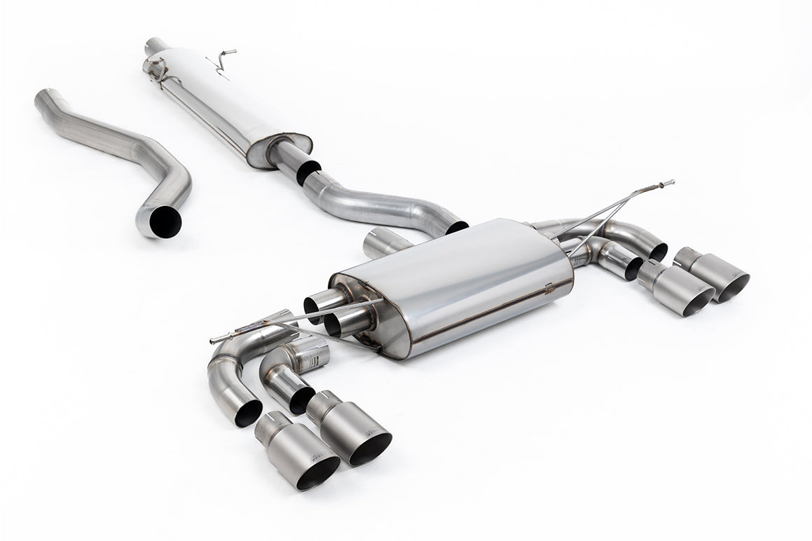 Land Rover Defender 130 2.0 I4 P300 &amp; P400e - OPF/GPF Back System with Brushed Titanium Trims